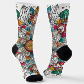 Weihnachtsangels multicolor socken (Gewinkelt)