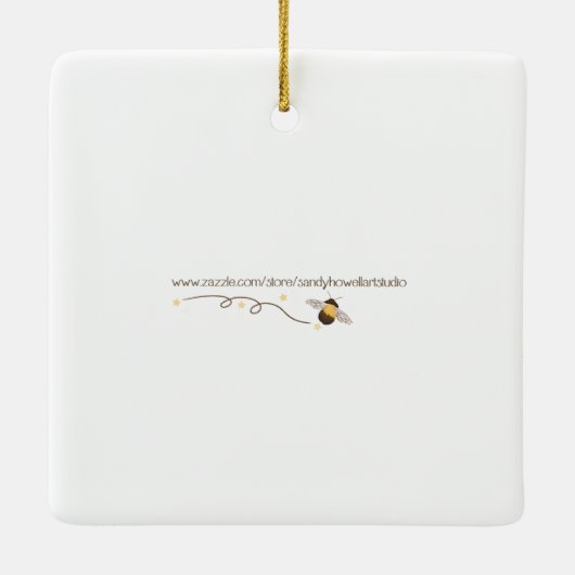 WeihnachtsAngels Ornament (Rückseite)