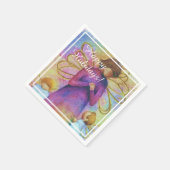 WeihnachtsAngels-Party Serviette (Ecke)