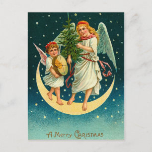 WeihnachtsAngels Postcard Feiertagspostkarte