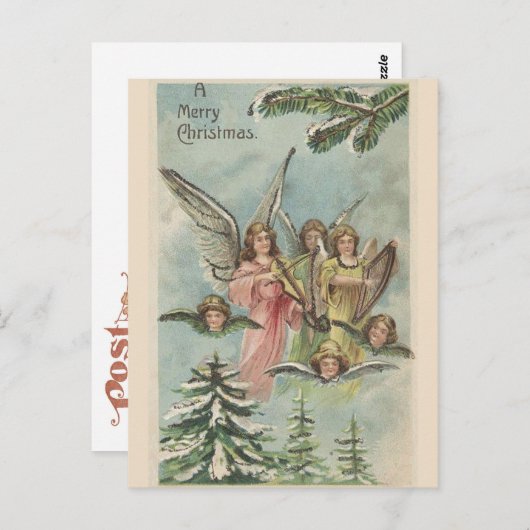 WeihnachtsAngels Postkarte (Vorne/Hinten)