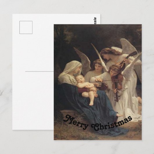 WeihnachtsAngels Postkarte (Vorne/Hinten)