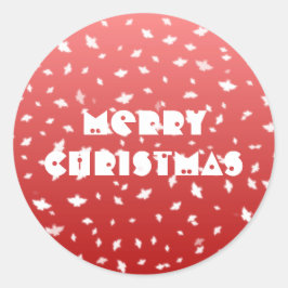 WeihnachtsAngels Runder Aufkleber