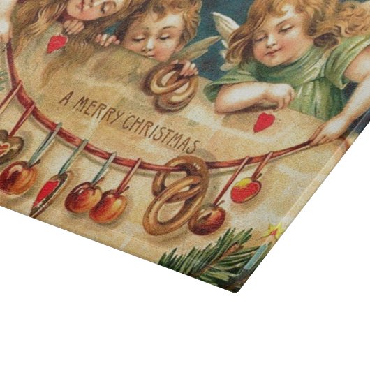 WeihnachtsAngels Schneidebrett (Ecke)