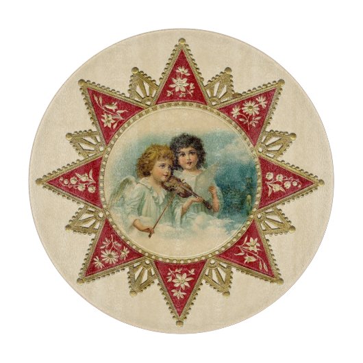 WeihnachtsAngels Schneidebrett (Vorderseite)