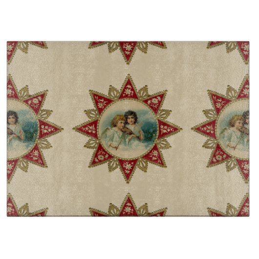 WeihnachtsAngels Schneidebrett (Vorderseite)