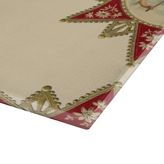 WeihnachtsAngels Schneidebrett (Ecke)