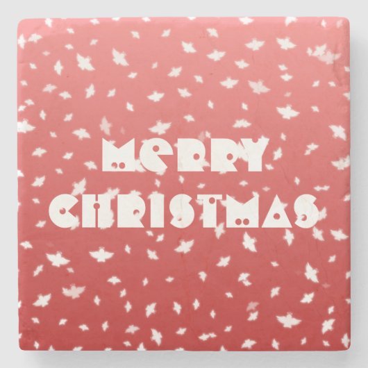 WeihnachtsAngels Steinuntersetzer (Vorderseite)