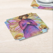 WeihnachtsAngels Untersetzer (angewinkelt)