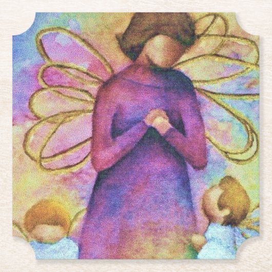 WeihnachtsAngels Untersetzer (Vorderseite)