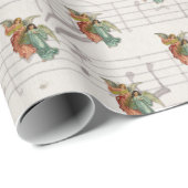 WeihnachtsAngels - Viktorianische Antiquitäten Vin Geschenkpapier (Rolleneckpunkt)
