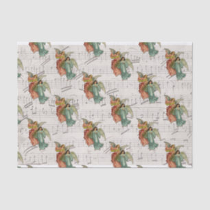 WeihnachtsAngels Viktorianische Scheiße Religiöse Seidenpapier