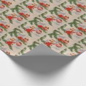 WeihnachtsAngels Weihnachtsfeier Geschenkpapier (Ecke)