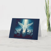 Weihnachtsangels Weihnachtskarte Dankeskarte (Vorderseite)