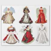 WeihnachtsAngels Wrapping Paper Geschenkpapier (Flach)