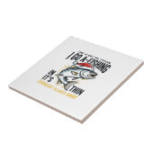Weihnachtsangler-Stream-Zitat-Design Fliese (Seite)
