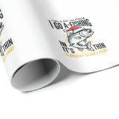 Weihnachtsangler-Stream-Zitat-Design Geschenkpapier (Rolleneckpunkt)