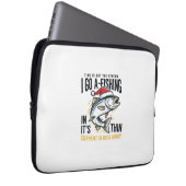 Weihnachtsangler-Stream-Zitat-Design Laptopschutzhülle (Vorne Rechts)