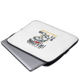 Weihnachtsangler-Stream-Zitat-Design Laptopschutzhülle (Vorne Knopf)