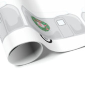 Weihnachtsanhänger Geschenkpapier (Rolleneckpunkt)