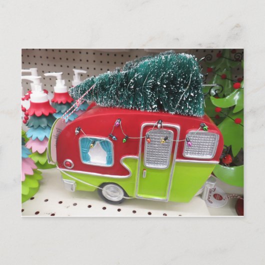 Weihnachtsanhänger Postkarte (Vorderseite)