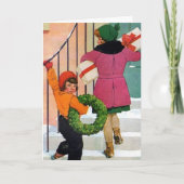 Weihnachtsanker Feiertagskarte (Vorderseite)