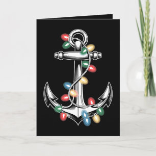 Weihnachtsanker Xmas Lichter Nautilus Segeln Karte