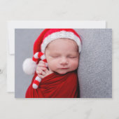 Weihnachtsankündigung am Nordpol Karte (Rückseite)