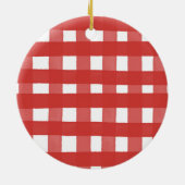 Weihnachtsankündigung der Weißen Blüte Keramik Ornament (Hinten)