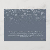 Weihnachtsankündigung Postkarte (Rückseite)