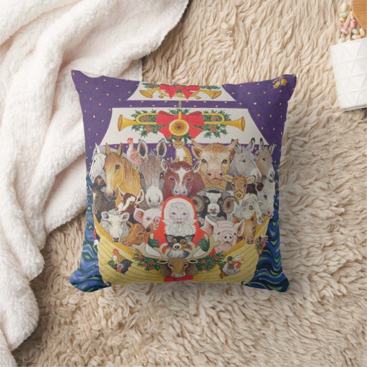 Weihnachtsankunft Kissen (Decke)