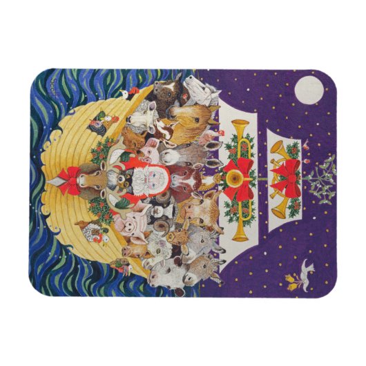 Weihnachtsankunft Magnet (Horizontal)