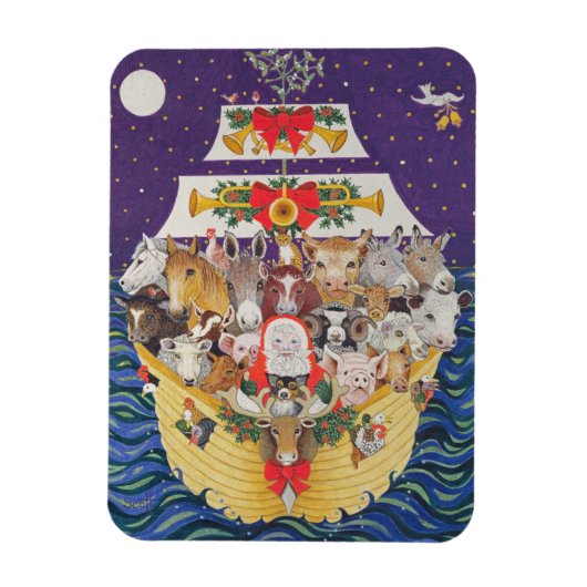 Weihnachtsankunft Magnet (Vertikal)