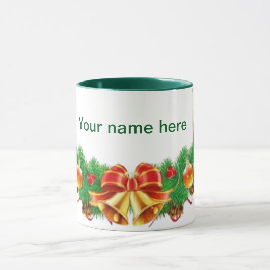 Weihnachtsanpassbare Tasse (Zentrum)