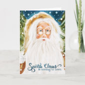 Weihnachtsanreiz der alten Welt Karte (Vorderseite)