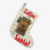 Weihnachtsanruf-Strumpf Kleiner Weihnachtsstrumpf (Vorderansicht (hängend))