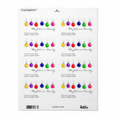 Weihnachtsanschrift (Vorne)