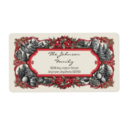 Weihnachtsanschrift (Vorne)