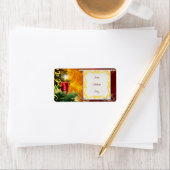 Weihnachtsanschrift Adressaufkleber (Insitu)