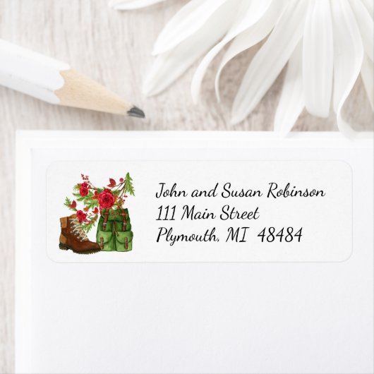 "Weihnachtsanschrift für Wanderer" (Insitu)