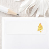Weihnachtsanschrift Labels Art und Design (Insitu)
