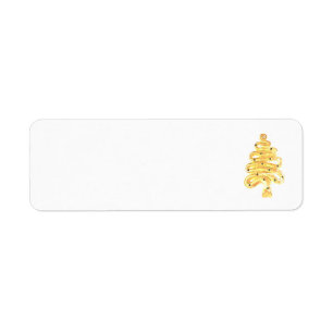 Weihnachtsanschrift Labels Art und Design