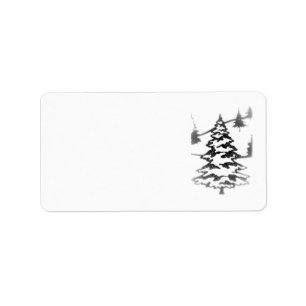 Weihnachtsanschrift Labels STYLE DESIGN Adressaufkleber