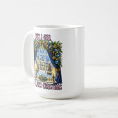 Weihnachtsansicht Kaffeetasse (Vorderseite Links)