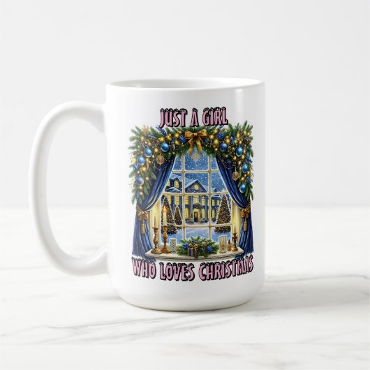 Weihnachtsansicht Kaffeetasse (Links)