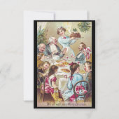 Weihnachtsanstrich Abendessen Einladung (Vorderseite)