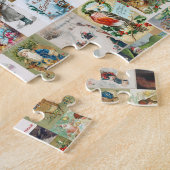 Weihnachtsantike Collage Xmas Puzzle (Seite)