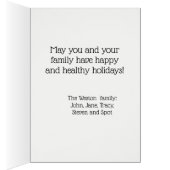 Weihnachtsantike New York City Karte (Innen (Rechts))