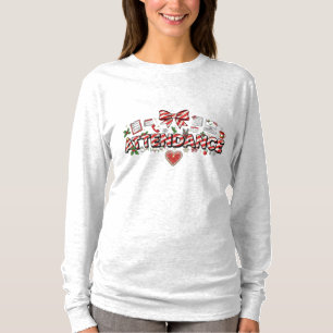 Weihnachtsanwesenheit Langarm T-Shirt