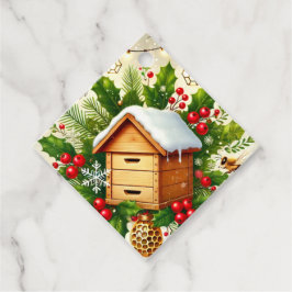 Weihnachtsanzugstempel | Bearbeiten von Text Geschenkanhänger